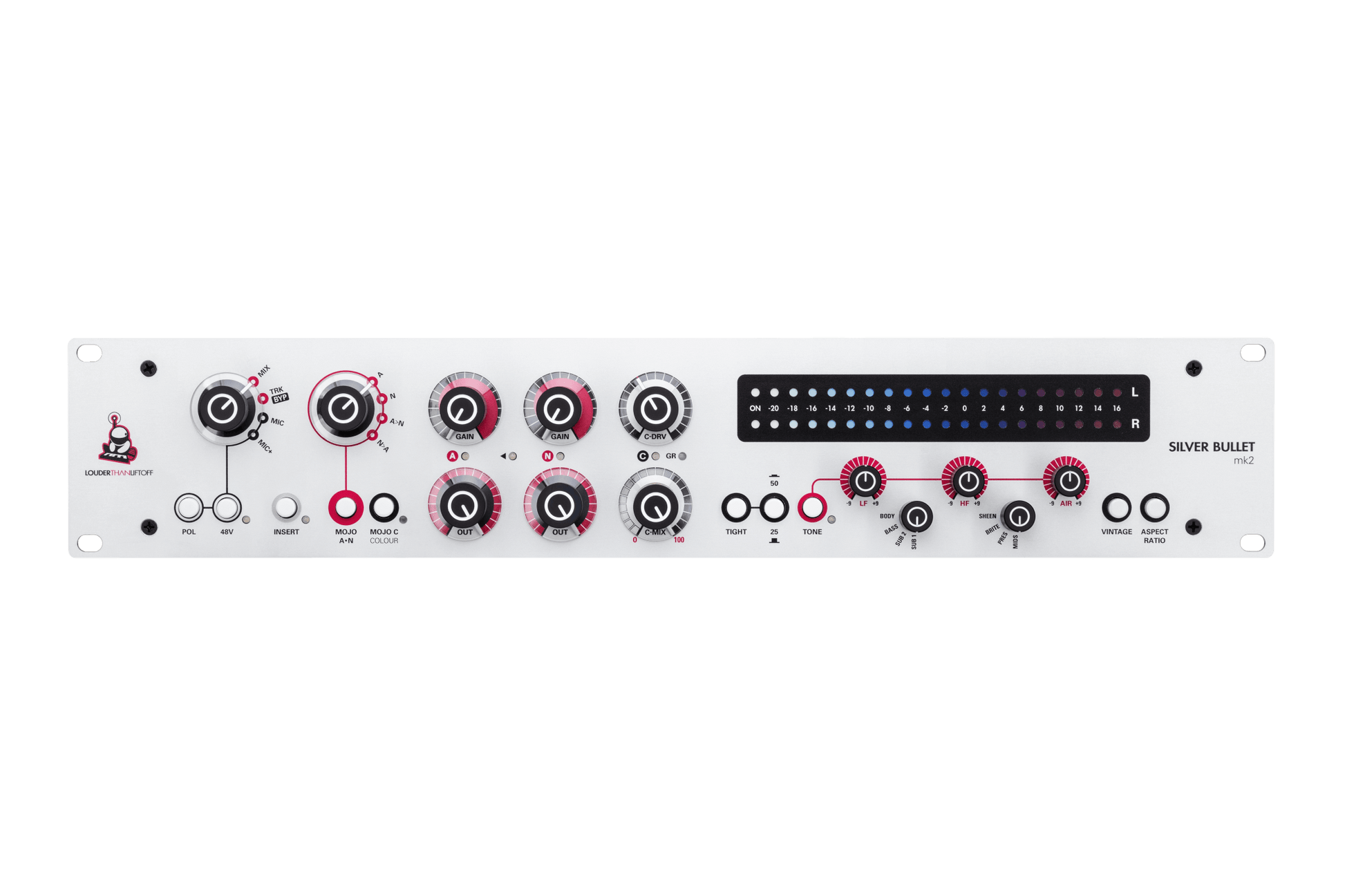 Silver Bullet mk2 front panel